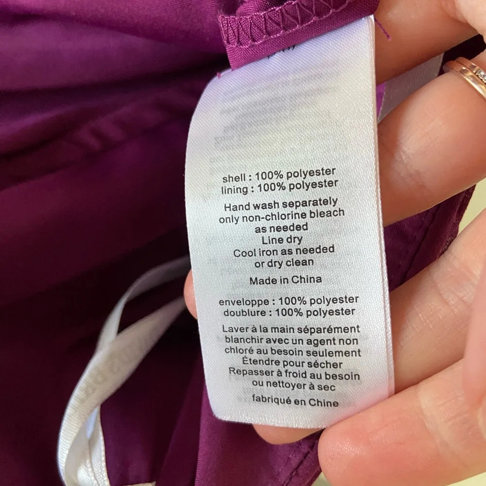 EUC | David’s Bridal women’s strapless midi‎ dress — size 6 - Picture 6 of 7